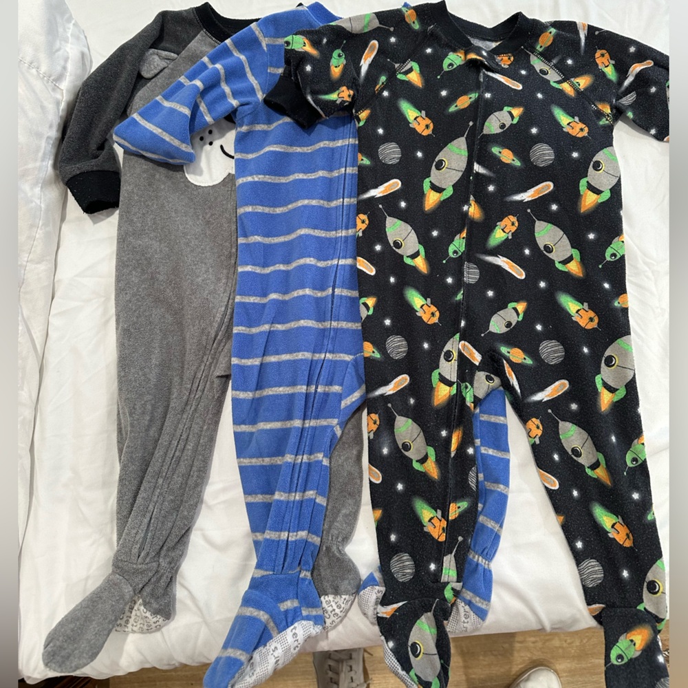 3-12 months boys onesies. Carters and just one you brand